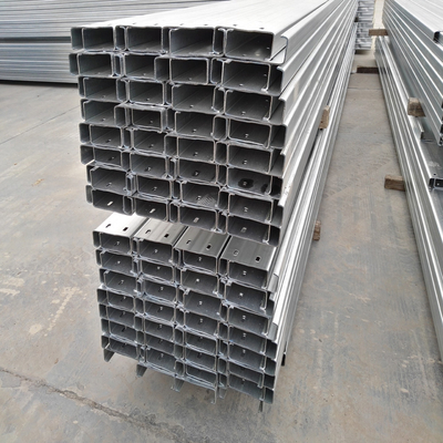 Costruzione del canale della sezione a U del canale C in acciaio zincato 50 * 50 * 3 mm