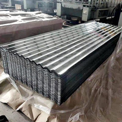 Lamiera del tetto in zinco con increspature dell'acqua zincate calibro AISI 22 24 26