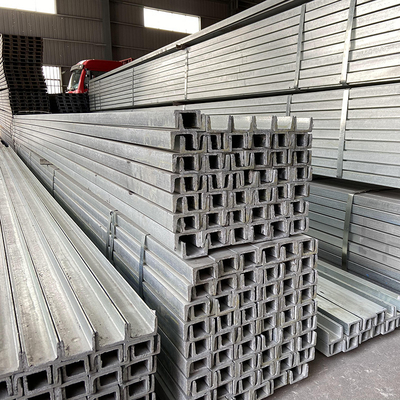Profilo metallico strutturale in acciaio zincato da 6 mm 8 mm a forma di C/U