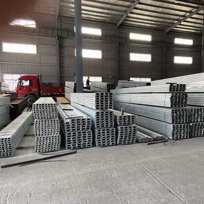 Materiale d'acciaio lungo galvanizzato canale C di profilo 80*43*5mm Q235 Q345 del fascio a U
