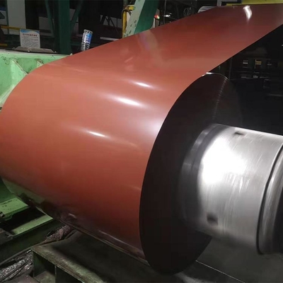 Il colore d'acciaio galvanizzato preverniciato della bobina di PPGI ha ricoperto coprire il rotolo 1250mm dello strato