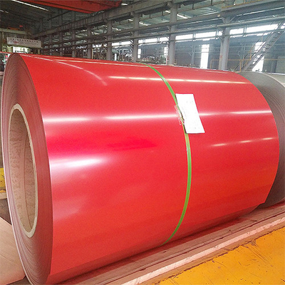 Il colore d'acciaio galvanizzato preverniciato della bobina di PPGI ha ricoperto coprire il rotolo 1250mm dello strato