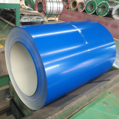 Il colore d'acciaio galvanizzato preverniciato della bobina di PPGI ha ricoperto coprire il rotolo 1250mm dello strato