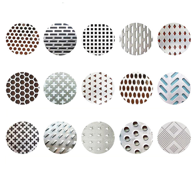 Pannello decorativo 0.6mm perforato dello strato 0.4mm 0.5mm di acciaio inossidabile di piastra metallica