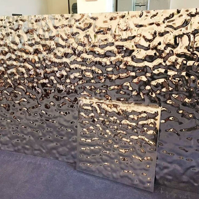 l'acqua di 0.55mm ha ondulato lo strato della lega 309S del piatto 430 di acciaio inossidabile per decorativo
