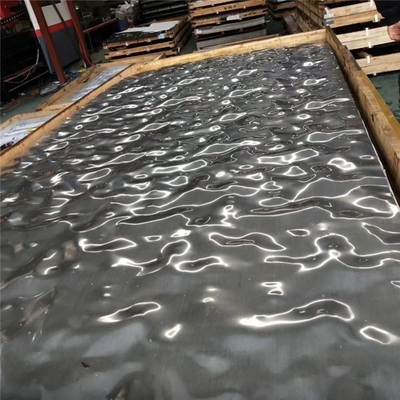 Specchio timbrato trafilato a freddo 0.1mm dello strato dell'ondulazione di acciaio inossidabile 0.5mm 1mm per il soffitto