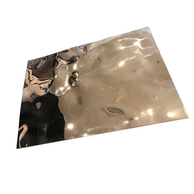 Specchio timbrato trafilato a freddo 0.1mm dello strato dell'ondulazione di acciaio inossidabile 0.5mm 1mm per il soffitto