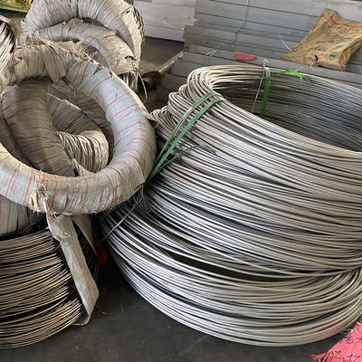 Il cavo metallico d'acciaio trafilato a freddo 201 del cavo di acciaio inossidabile di 12 calibri 301 304 316 ss arrotola il cavo