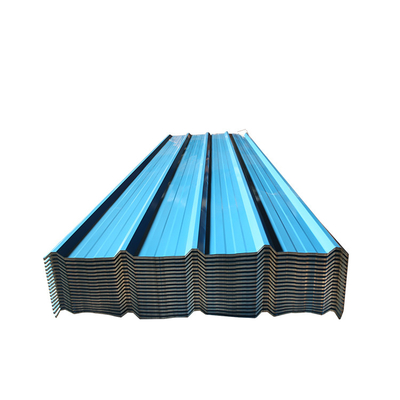 ASTM Ppgi ha ondulato gli strati del tetto 1000mm