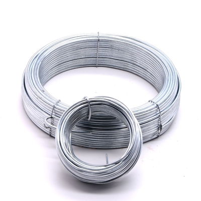Filo di acciaio ad alta resistenza da 4 mm Z275 Colore zinco filo di ferro zincato
