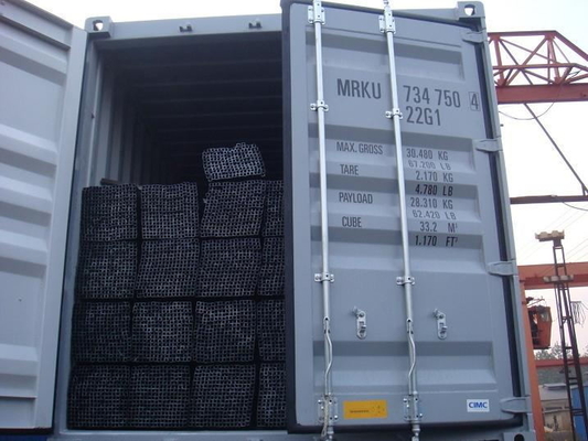 sezione vuota d'acciaio nera galvanizzata 12m del tubo Q215 del quadrato 40x40