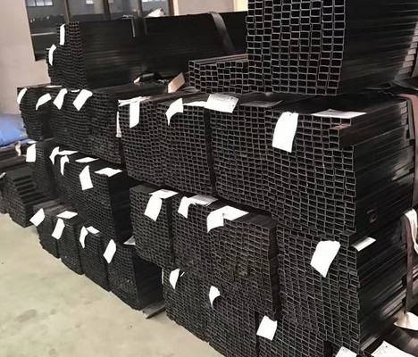 sezione vuota d'acciaio nera galvanizzata 12m del tubo Q215 del quadrato 40x40