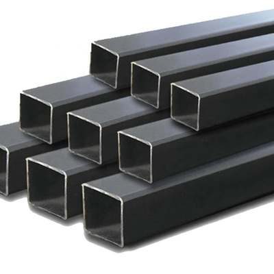 la tubatura nera del quadrato 2x2 di 600mm ha galvanizzato
