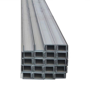 S355JR ha galvanizzato la scanalatura a &quot;u&quot; d'acciaio laminata a caldo d'acciaio S355J2 di Manica 100mm