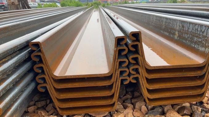  tipo di 400X100X10.5mm - tipo laminato a caldo palancola d'acciaio di 2 U per costruzione