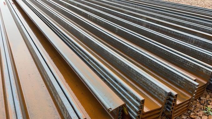 tipo di 400X100X10.5mm - tipo laminato a caldo palancola d'acciaio di 2 U per costruzione